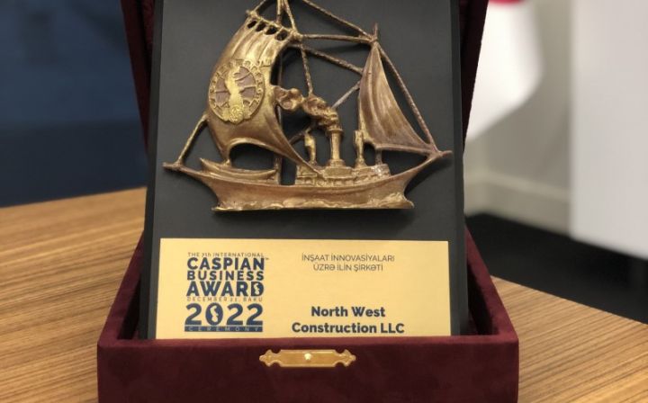 Azərbaycanda inşaat innovasiyaları nominasiyası üzrə İlin şirkəti seçilib